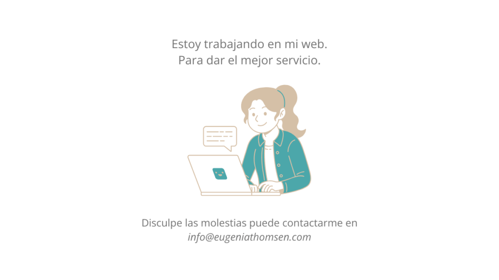 trabajando en mi web eugeniathomsen.com